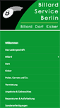 Mobile Screenshot of billardserviceberlin.de